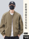 Lightweight down jacket men's autumn and winter 2025 new trendy warm short baseball jacket men's casual jacket