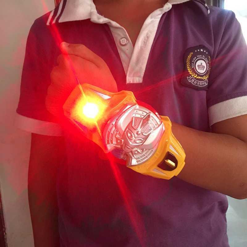 Ultraman Galaxy Bracelet Transformer Stream Watch Children's Sound and Light Bracelet Summoner for Boys