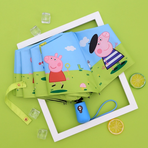 Автоматический детский зонтик на солнечной энергии для школьников для принцессы для мальчиков, полностью автоматический, подходит для подростков