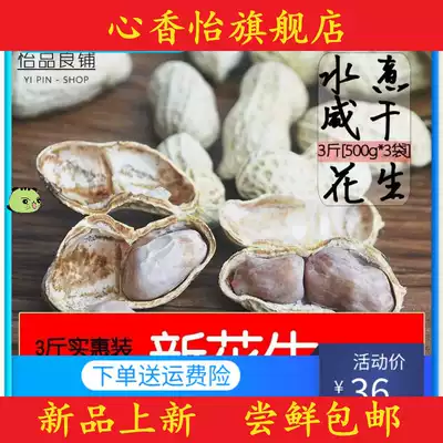 2020 Original New boiled dried peanut salt salty dry boiled white sun Red Pearl garlic fragrance 1500