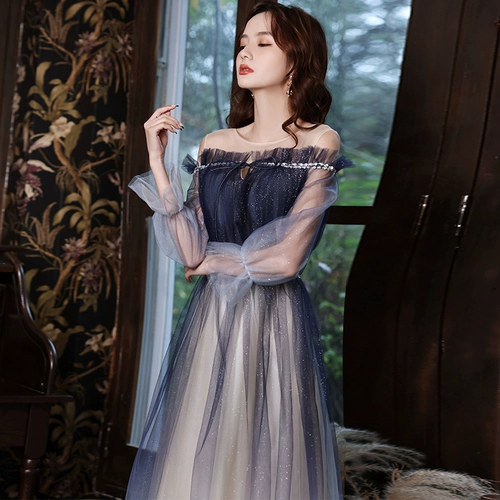 Вечернее платье, длинная юбка, коллекция 2021