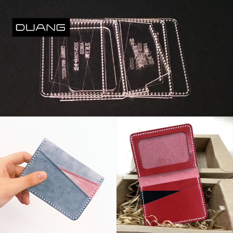 Manual driver's license package sub-type template acrylic coin purse drawings driving this driver's license leather goods diy card package