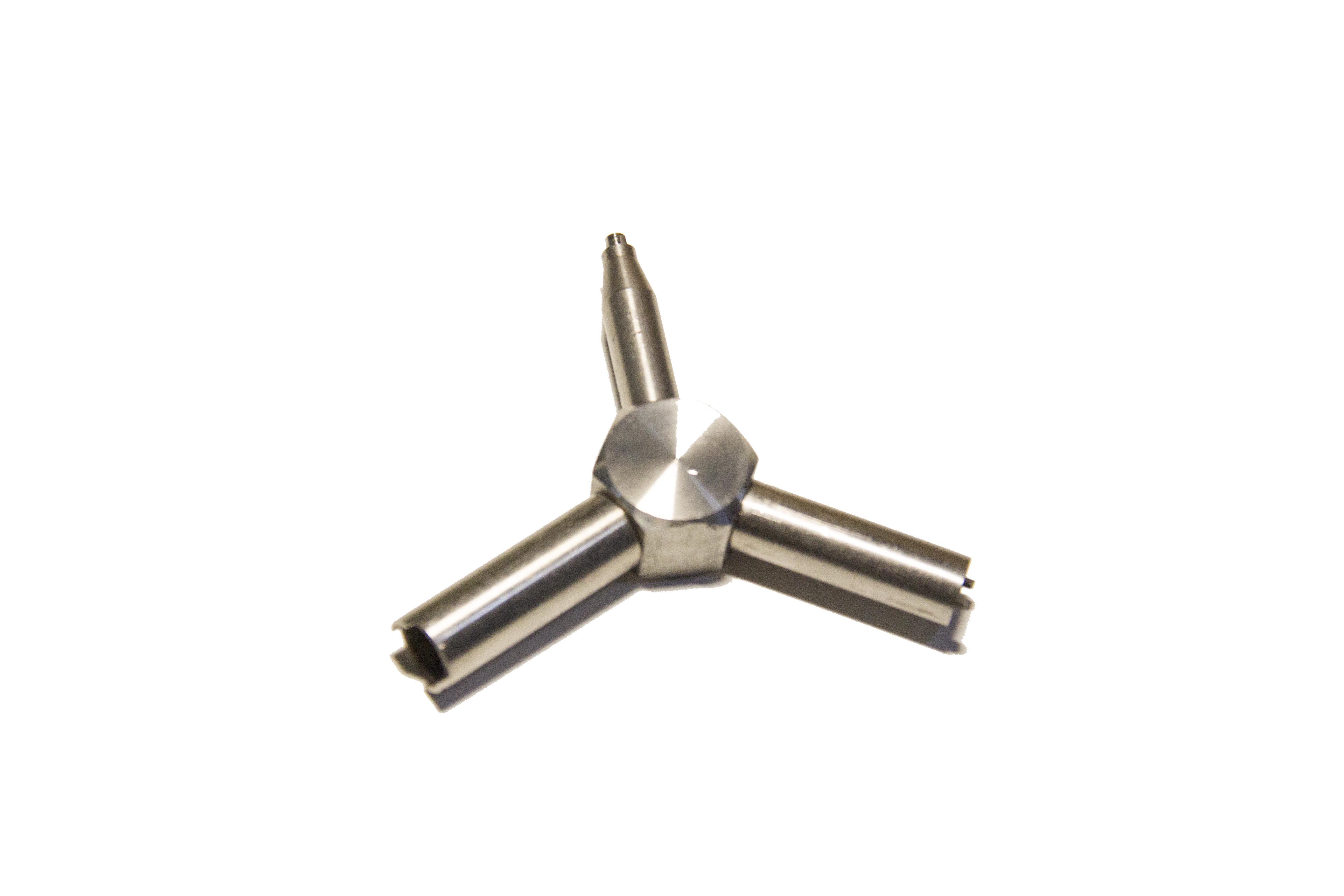 Refined air valve wrench Three-in-one stainless steel Gift screw glue