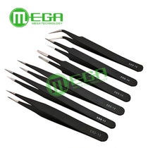 Anti-magnetic anti-acid tweezers high elastic stainless steel pointed tweezers anti-static tweezers ST ESD set