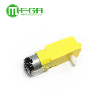 DC3V-6V DC decelerated motor biaxial TT motor strong magnetic anti-interference intelligent trolley chassis four-wheel drive car