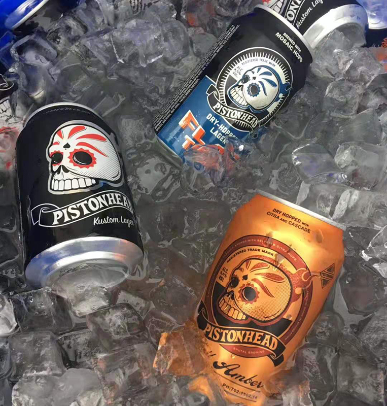 临期 瑞典进口 PISTONHEAD 骷髅头 麦芽黄啤酒 330ml*24听 天猫优惠券折后￥90包邮（￥185-95）2款可选