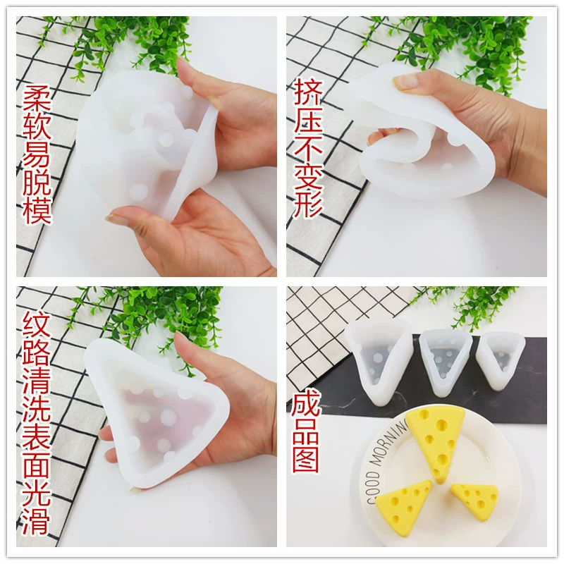 Bánh pho mát đỏ ròng khuôn silicone mèo và chuột tự làm pho mát mousse sô cô la bánh pudding Máy làm bánh