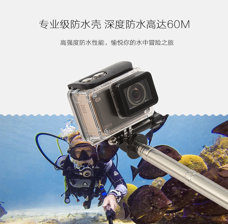 Máy ảnh thể thao Kai Le máy ảnh chống nước HE HD lặn ngoài trời mini nhà thể thao dv máy ảnh kỹ thuật số máy quay siêu nhỏ