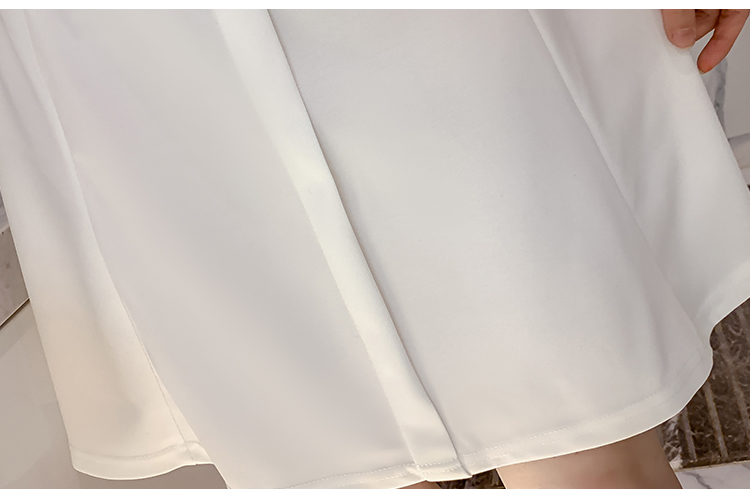 VK旗艦店 韓系性感名媛氣質一字領吊帶裙短袖洋裝