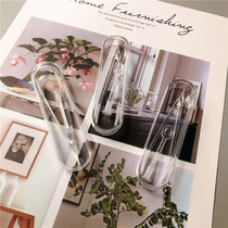 Double layer transparent contact lens box medium clip tweezers wearer beauty pupil companion box suction stick tool box