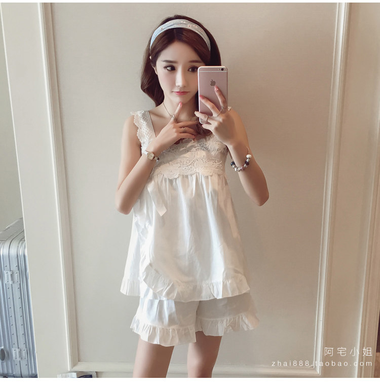 Pyjama pour femme en Coton à sling - Ref 2994715 Image 14