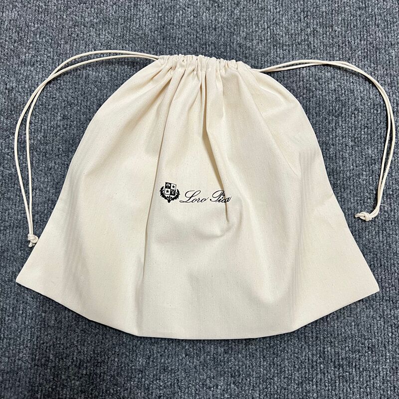 In-Stock Lp Dustproof Bags, Shoe and Bag Dustproof Bags, Pure Cotton Drawstring Bags, Loro Piana Clothing Gift Packaging Bags