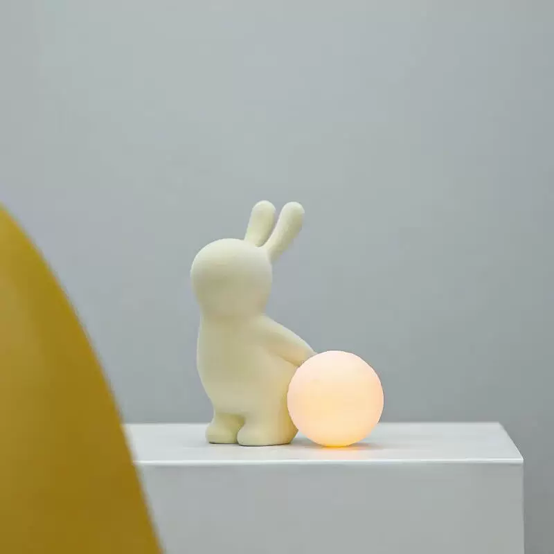 赟娅 Rabbit, night light for bed, table decorations for office, home decor