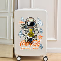 NASA astronaut suitcase sticker cartoon large trolley suitcase suitcase wall refrigerator decorative sticker waterproof