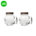 LINE FRIENDS Brown Bear Glass Set Anime Cup ngoại vi Glass Cartoon Cartoon Cup dễ thương 2 sticker đơn giản Carton / Hoạt hình liên quan
