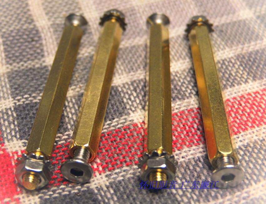National goods M3 × 30mm Hexagonal brass column DIY biliary machine Isolation copper column 4 Lots of 4 costs