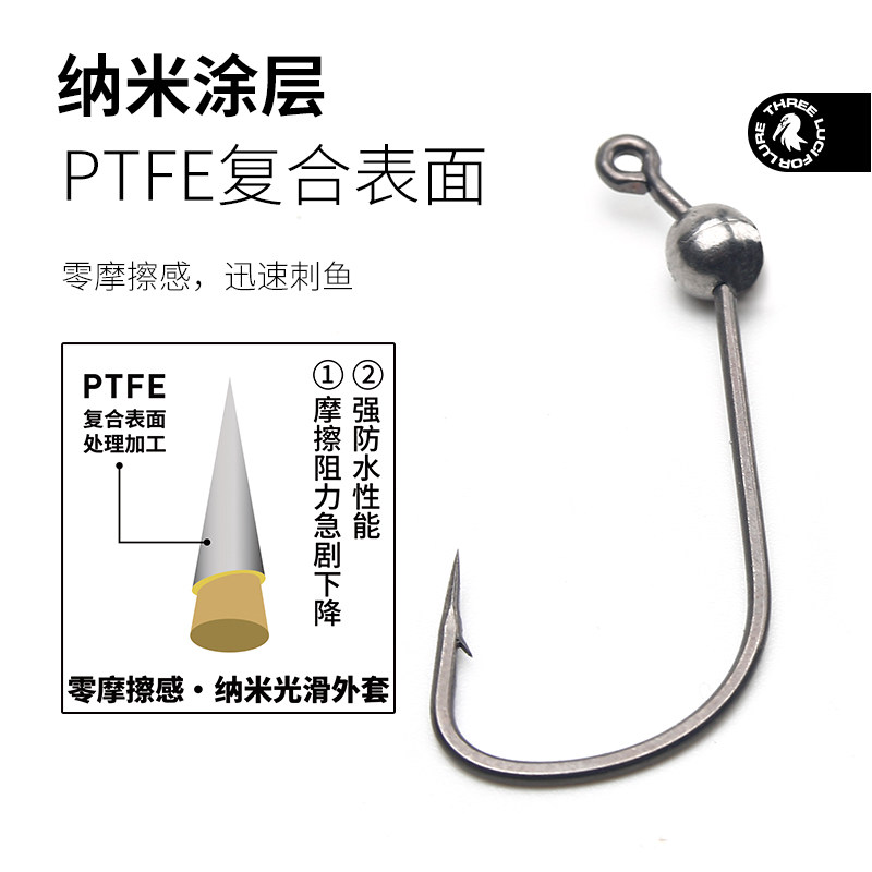 🎣垂钓新体验 | 三只鸬鹚钨钢Wacky钩 🐟-鱼钩-淘宝好物网