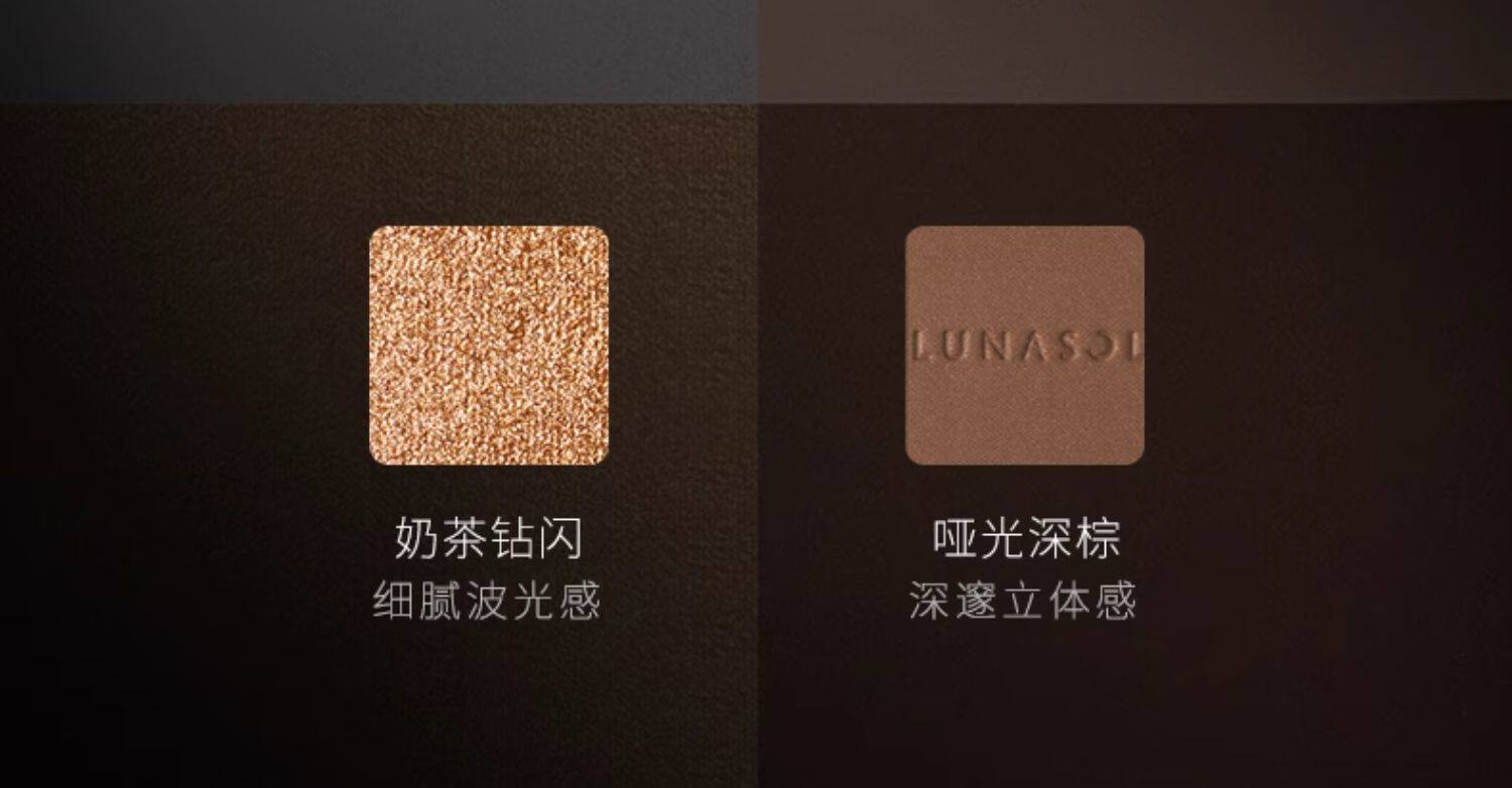 【日本直邮】LUNASOL日月晶采四色眼影 #15 Flawless Clarity