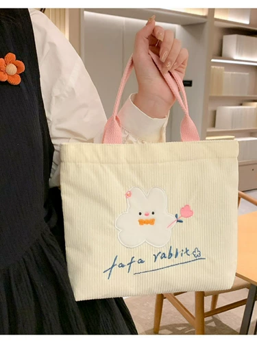 Милая японская сумка, милый шоппер, брендовый тканевый мешок, сумка для еды