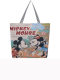 Canvas Bag for Women, Fashionable Casual Shoulder Bag, Work Tote Bag, Handbag, Canvas Bag, Cartoon Embroidered Bag