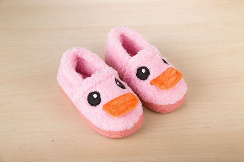 Chaussons enfants en suède pour hiver - semelle caoutchouc - Ref 1006128 Image 18