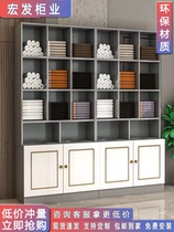 Wooden locker barber shop towel cabinet hairdresser locker beauty salon bath center hair salon product display cabinet