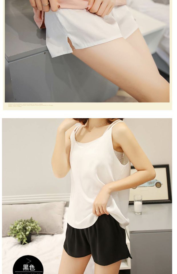 Quần ren chống sáng an toàn cho nữ mùa hè mỏng mặc XL satin lỏng xà cạp ba điểm quần short - Quần tây thường legging nữ