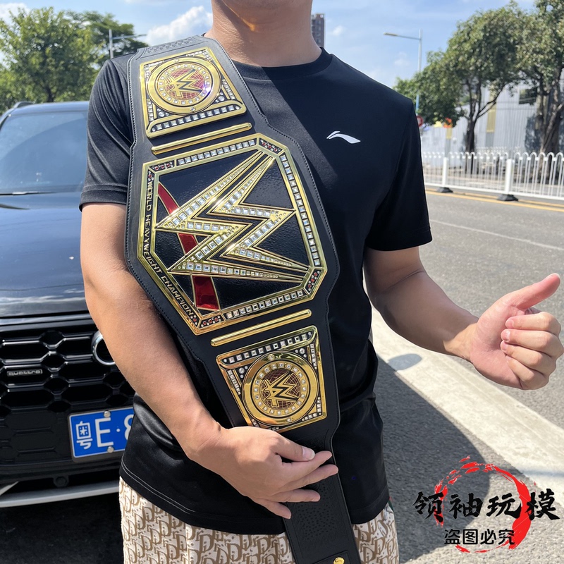 Domestic Wrestling We Champion W Standard Championship Gold Belt Sanda Boxing Ufc Fighting Gold Belt Belt Commemorative Prize