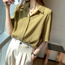 Blouse Women Short Sleeve 2021 Summer New Loose Fashion Top Joker Thin Style Chiffon Half Sleeve Shirt