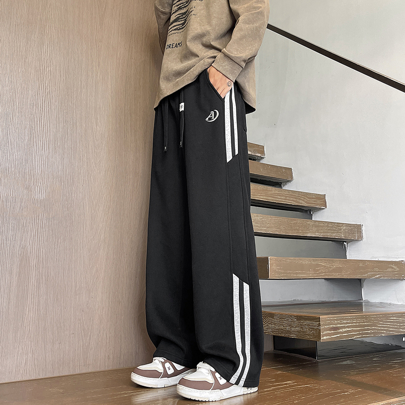 2026 New Spring and Autumn Casual Long Pants for Boys, Suitable for Middle and High School Students, Stylish Youth Sports Sweatpants