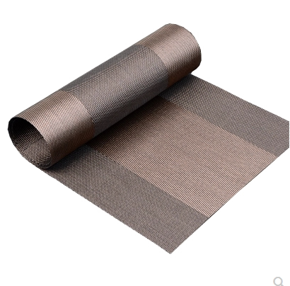 PVC Table Flag Eu Style Meal Flags Western Dining Mat HEAT INSULATION TABLE CLOTH TEA TABLE MAT TABLE MAT CABINET MAT WASHABLE RED COLOR RED COLOR