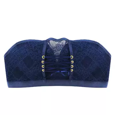 Beautiful back women strapless bra invisible upper non-slip underwear thick chest without straps