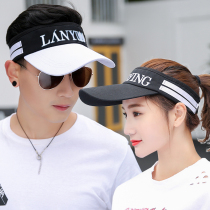 Hats for men and women summer sun sun hat men outdoor sports without top sun hat running cap tide empty top hat