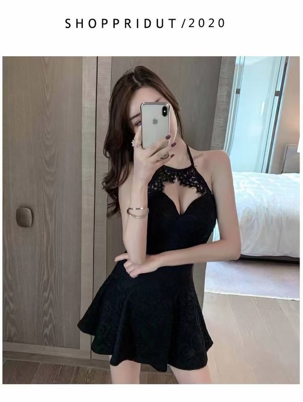 2022 New Slim Fit Sexy Dress Black Trendy Good Skirt Ktv Bath