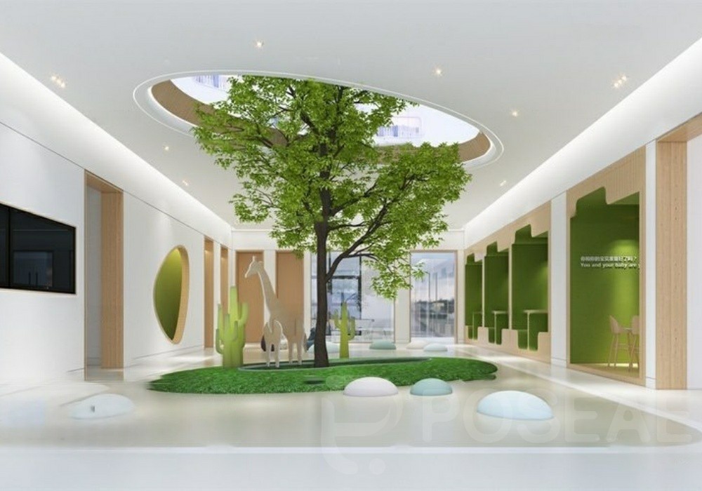 图片[1]-【3D模型】童趣自然风儿童大厅 3D 模型-PoseAe视频创意库