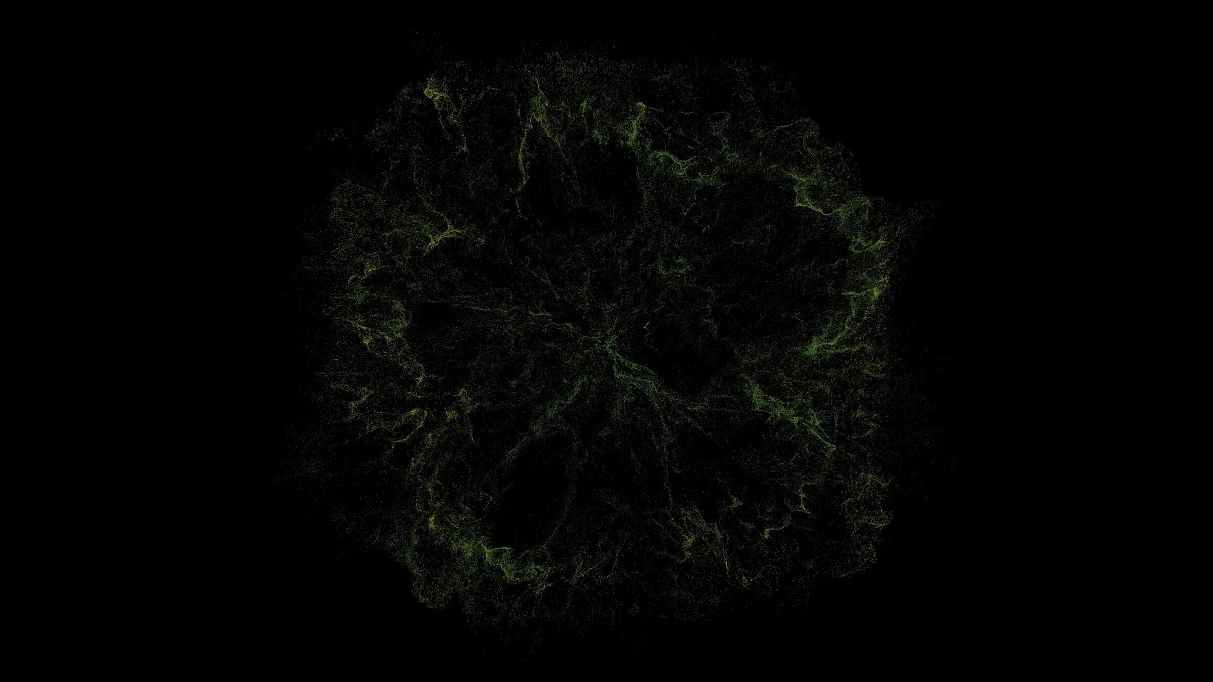 【特效素材】绿色粒子冲击波-PoseAe