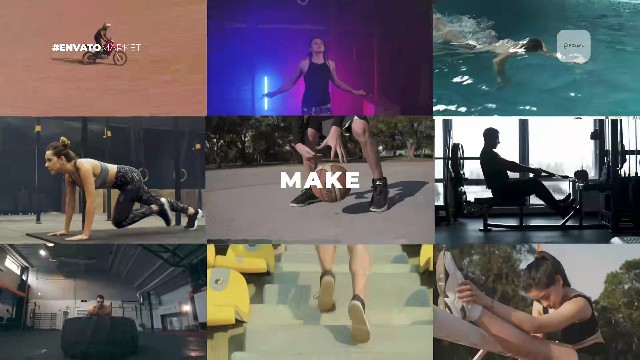 【AE模板】时尚快闪卡点AE图文模板-PoseAe-PoseAe