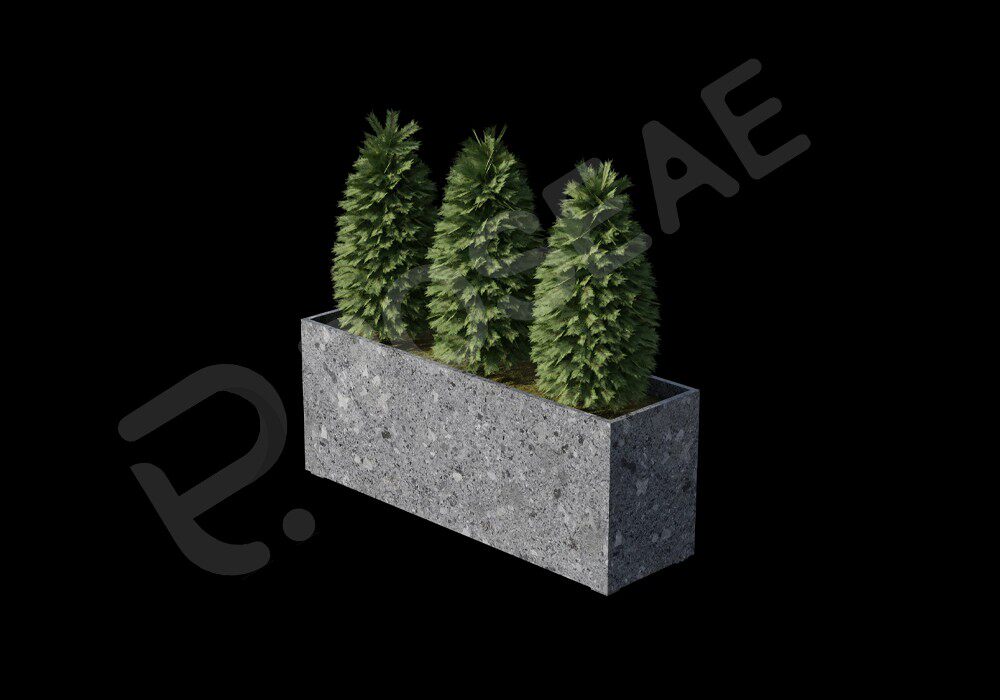 【3D模型】户外花盆3D模型-PoseAe