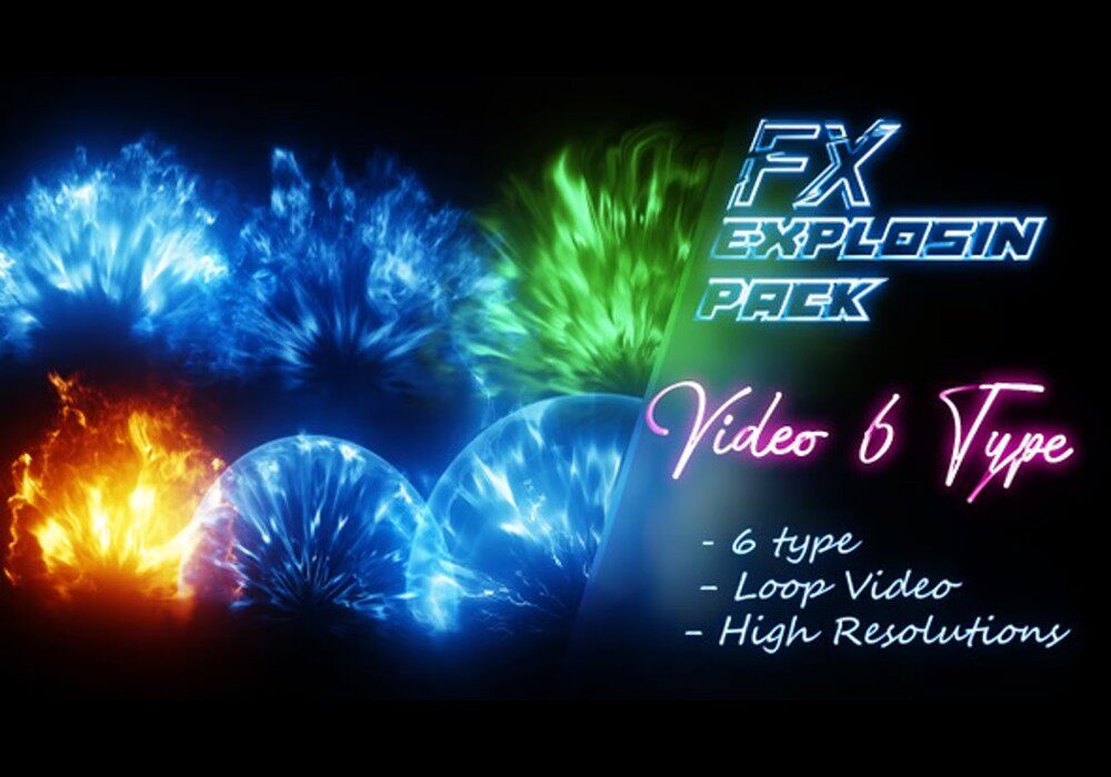 【特效素材】6款爆炸冲击波视频素材-PoseAe