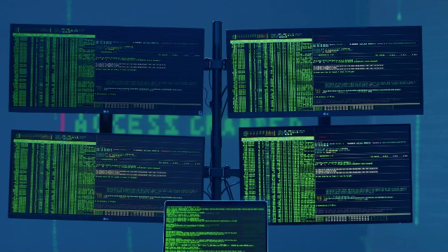 【实拍视频】电脑屏幕运行代码实拍实拍-PoseAe-PoseAe