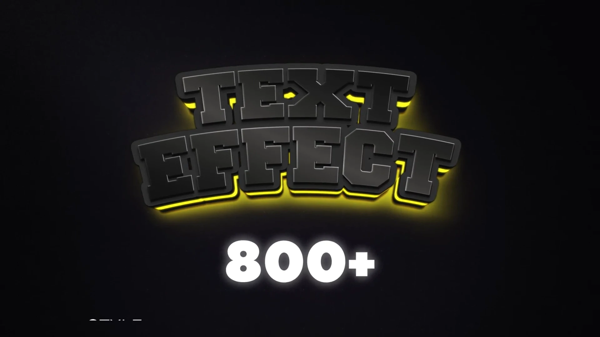 【AE模板】800多款动态文字动效元素文字动画AE模板-PoseAe视频创意库