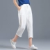 Quần cotton lụa tơ tằm nữ cắt cúp quần 2019 quần nữ mùa hè mới - Quần Harem quần bò nữ đẹp Quần Harem