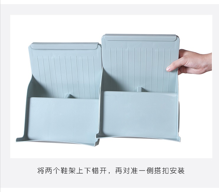 Đơn giản hiện đại giá giày đơn giản kinh tế gia đình đa chức năng tiết kiệm không gian cửa nhỏ tủ giày giày lưu trữ tạo tác - Kệ kệ gỗ trang trí