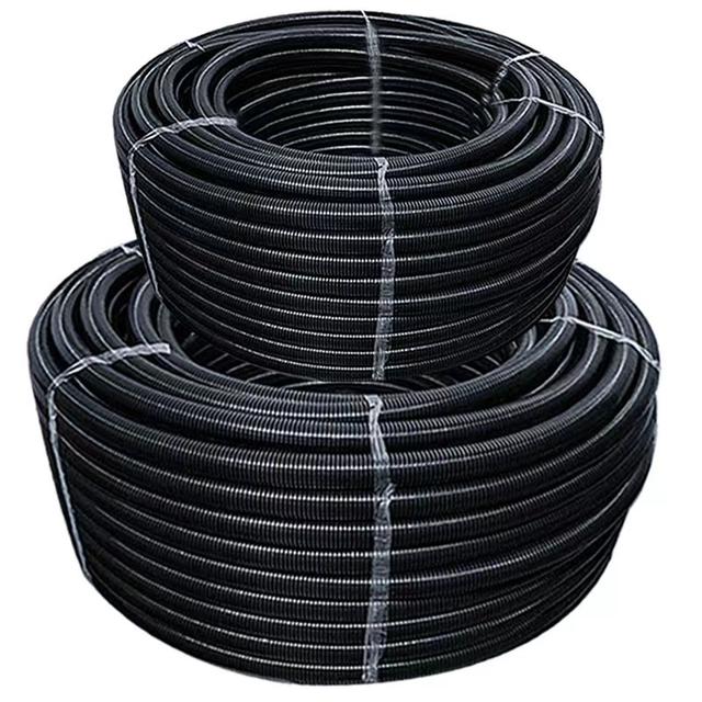 ທໍ່ພາດສະຕິກ PA nylon corrugated pipe PP flame retardant threading threaded hose PE thickened waterproof cable sheath opening