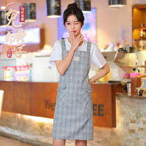 Apron custom logo home Florist Cafe Baking Sweet Tea Shop Korean Waist Workwear Woman