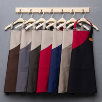 Apron custom logo foodstuff hot pot hot pot restaurantFruit milk tea café canvas waist hat suit woman
