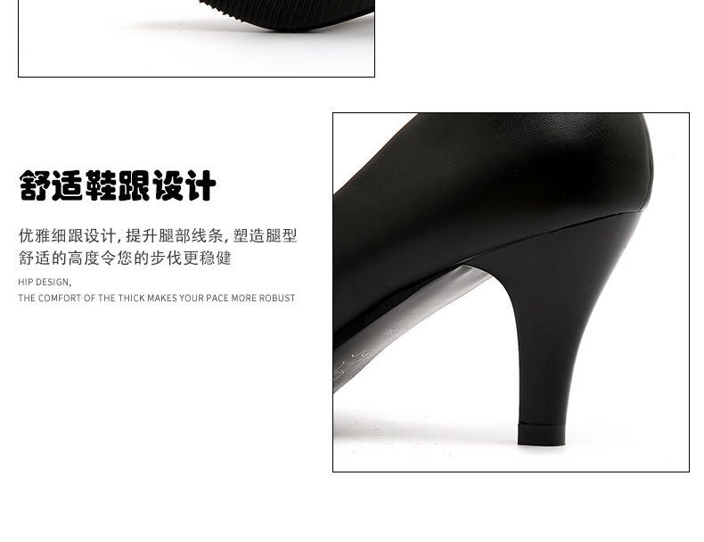 2018 Phiên bản Hàn Quốc của mùa xuân mới giày đế thấp giày cao gót đế xuồng cao gót chân nông đặt chân giày công sở hoang dã Giày đơn nữ giày dép juno