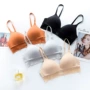 Mới Ren mỏng Bóng tam giác Nhật Bản Cup No Trace No Steel Circle Bra Set Thoải mái thoáng khí Đồ lót ao lot duc