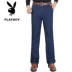 Playboy mùa thu và mùa đông mới cộng với quần jean nhung dày Quần trung niên nam lỏng lẻo căng thẳng quần dài quần áo thể thao Cao bồi
