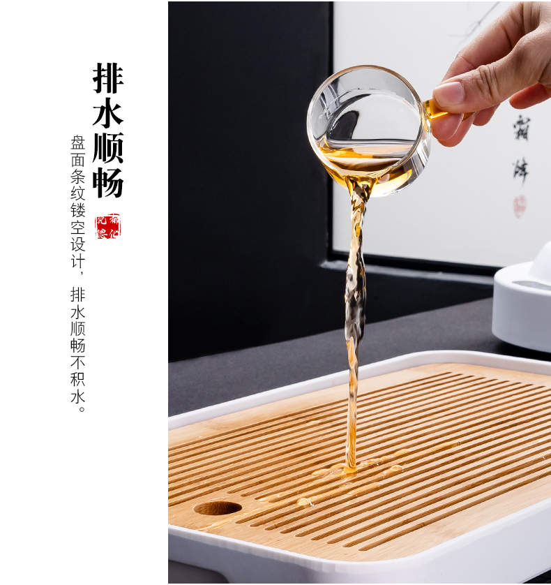 Glass tea set suit household small electrical TaoLu boiling tea is tea pot kung fu tea cups transparent